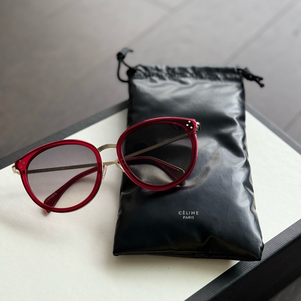 Red Céline Sunglasses